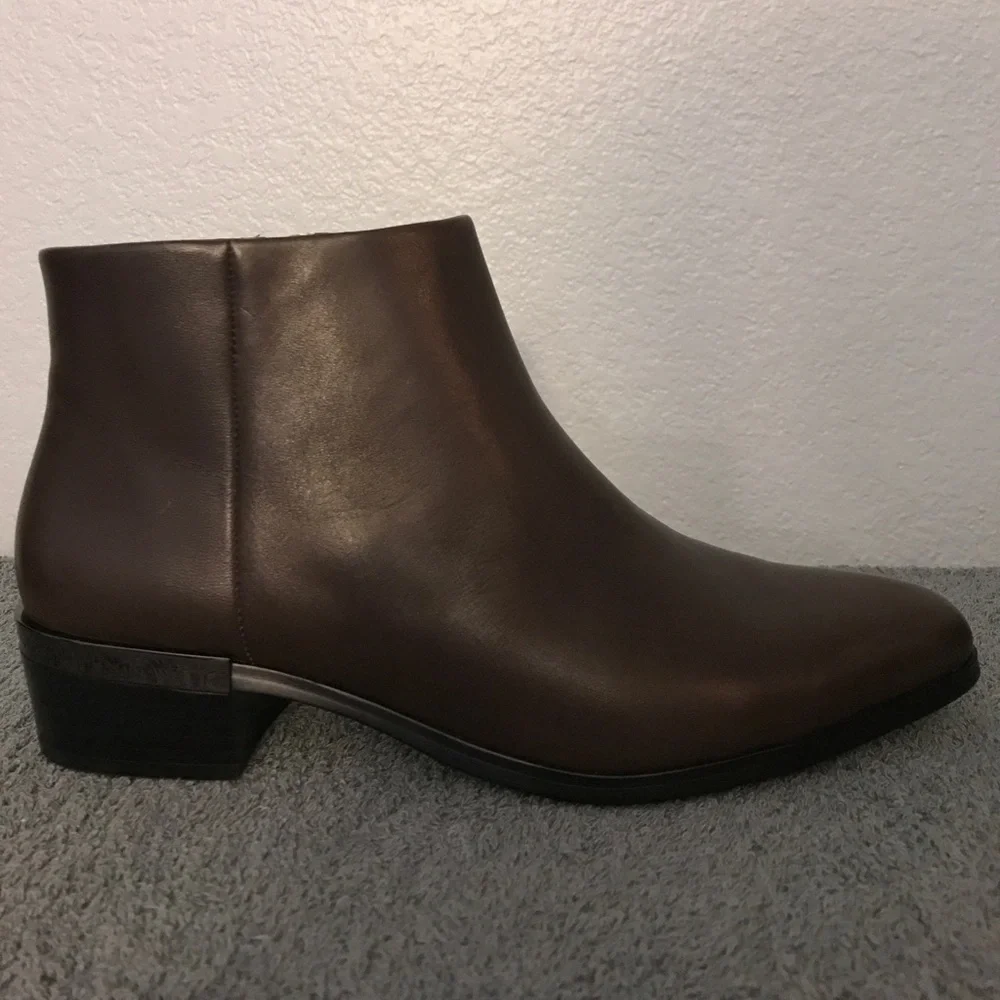 Coach Montana Soft Veg Leather Zip Side Ankle Boot - Picture 5 of 7
